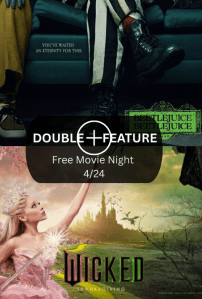 Beetlejuice Beetlejuice & Wicked poster