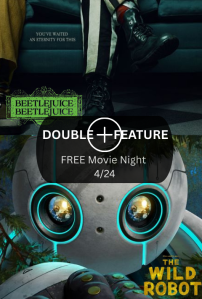 Beetlejuice Beetlejuice & Wild Robot poster