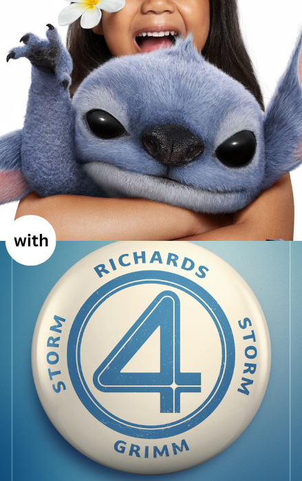 Lilo and Stitch & Fantastic 4 Poster