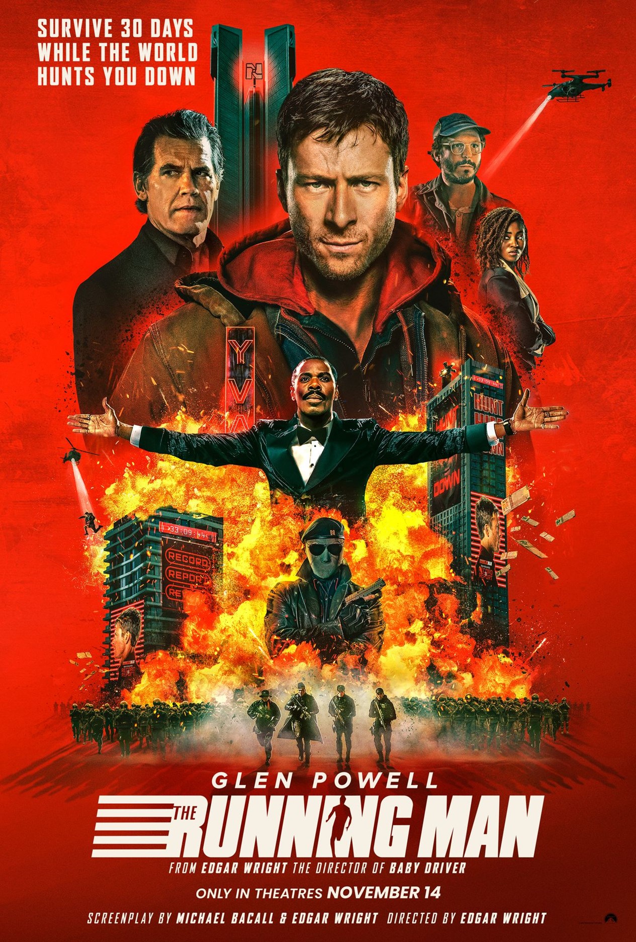 The Running Man Poster