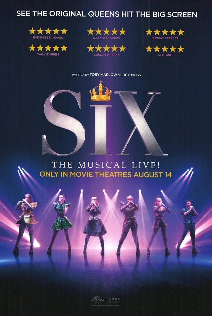 SIX The Musical Live! Poster